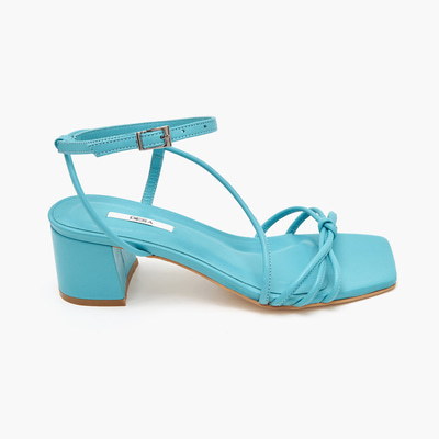 Hara Turkuaz Kadın Deri Sandalet