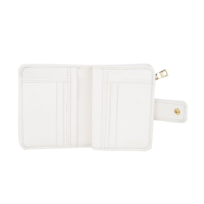 Harriet Beyaz Kadın Deri Cüzdan