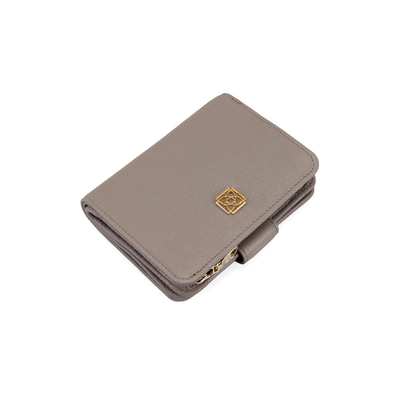 Harriet Gri Kadın Deri Cüzdan