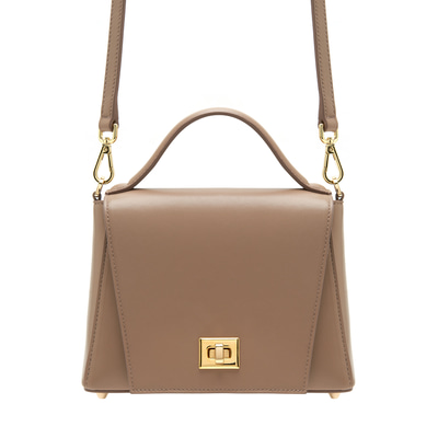 Haze Krem Kadın Deri El Çantası