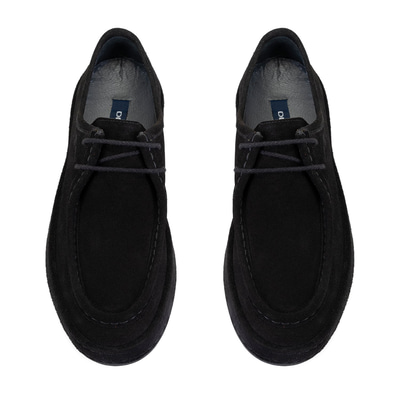 Hector Siyah Erkek Süet Deri Günlük Ayakkabı