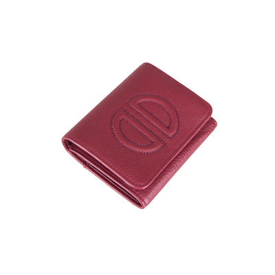 Heleno Bordo Kadın Deri Cüzdan