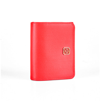 Heleno Kırmızı Kadın Deri Cüzdan