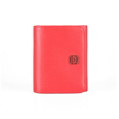 Heleno Kırmızı Kadın Deri Cüzdan