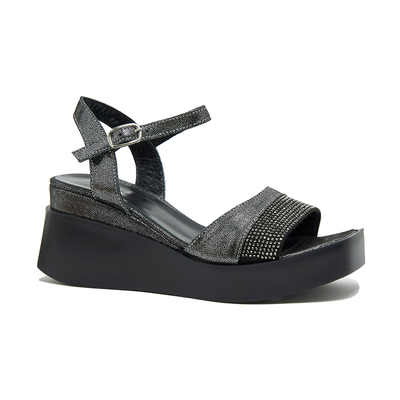 Hendra Kadın Deri Dolgu Topuklu Sandalet