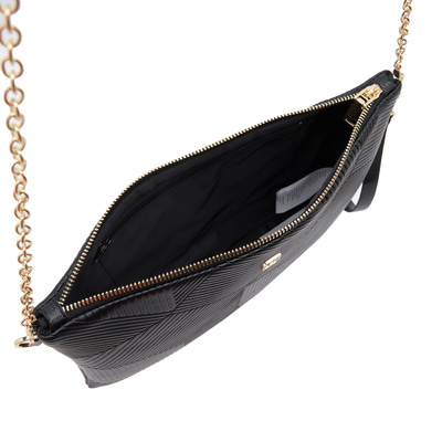 Herta Siyah Kadın Zincir Detaylı El Çantası