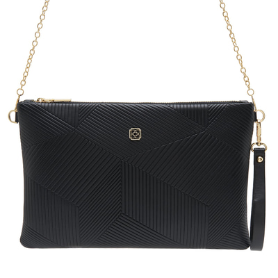 Herta Siyah Kadın Zincir Detaylı El Çantası