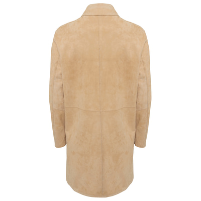 Hiba Kadın Oversize Çift Taraflı Deri Pardösü