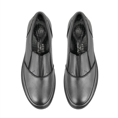 Honour Siyah Kadın Deri Günlük Ayakkabı