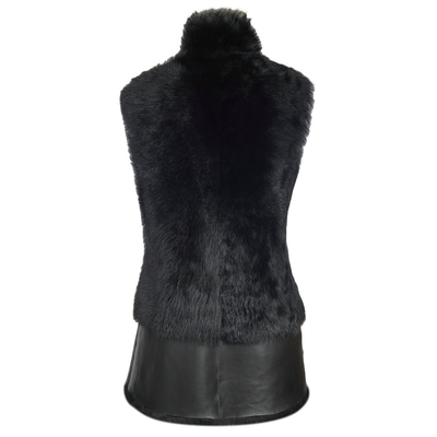 Ikeme Kadın Çift Taraflı Kürk Yelek