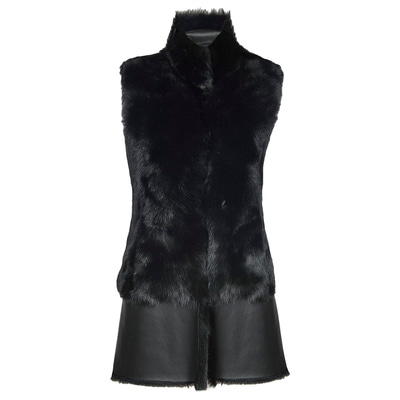 Ikeme Kadın Çift Taraflı Kürk Yelek