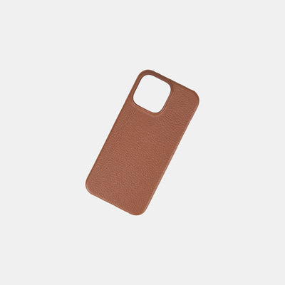 iPhone 15 Pro Max Camel Deri Telefon Kılıfı