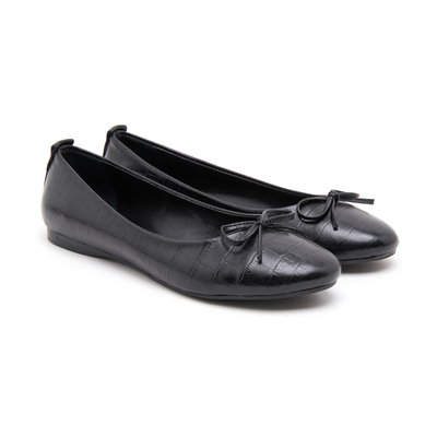 Isabelle Kadın Kroko Baskılı Deri Babet