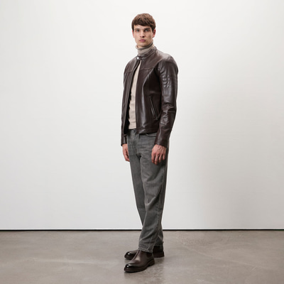 Jason Kahve Erkek Deri Mont