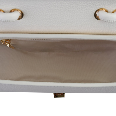 Jeremy Beyaz Kadın Deri El Çantası