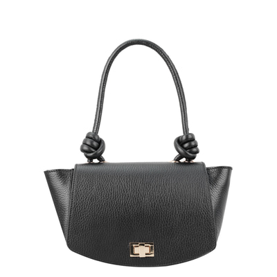 Jeremy Siyah Kadın Deri El Çantası