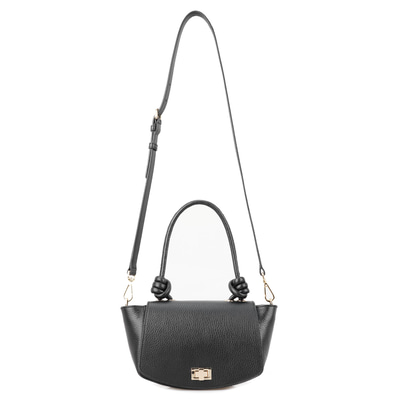 Jeremy Siyah Kadın Deri El Çantası