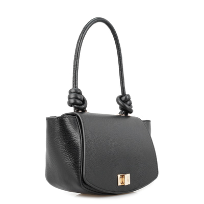 Jeremy Siyah Kadın Deri El Çantası