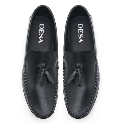 Jerome Siyah Erkek Deri Loafer
