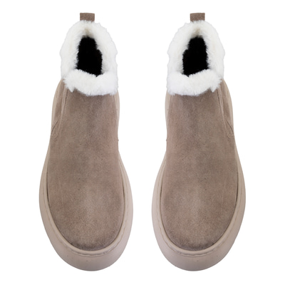 Jessia Bej Kadın Süet Bot