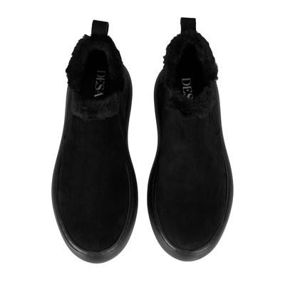Jessia Siyah Kadın Süet Bot