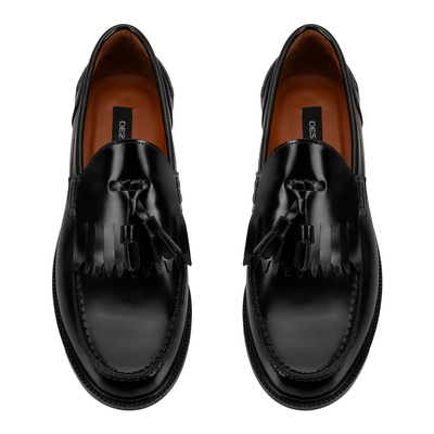 Jimmy Siyah Erkek Deri Loafer