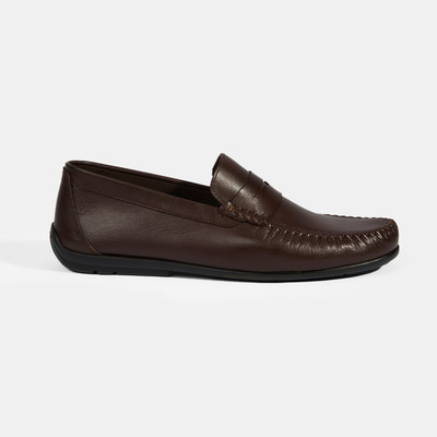 Jovian Kahve Erkek Deri Slip-On Loafer