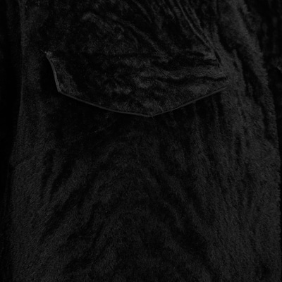 K13763 KADIN KÜRK MONT, SIYAH, S