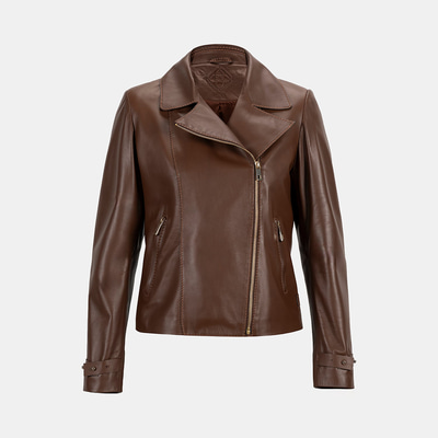 K14067 KADIN DERİ CEKET