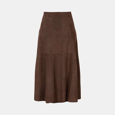 K14073 KADIN SÜET ETEK