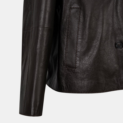 K14630 KADIN DERİ CEKET