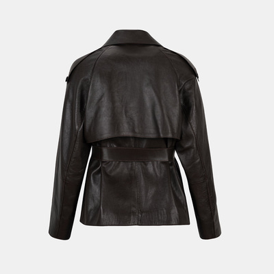 K14630 KADIN DERİ CEKET