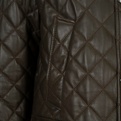 K14998 ERKEK KAPİTONELİ DERİ MONT