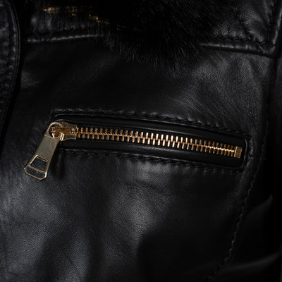 K15007 KADIN KÜRK YAKA MONT