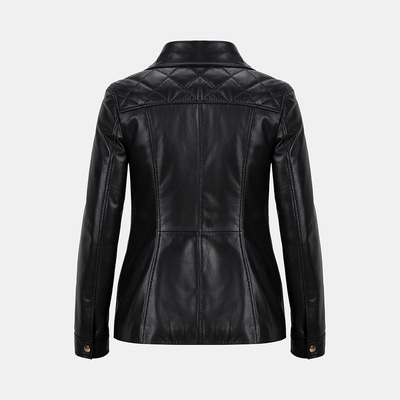 K15007 KADIN KÜRK YAKA MONT