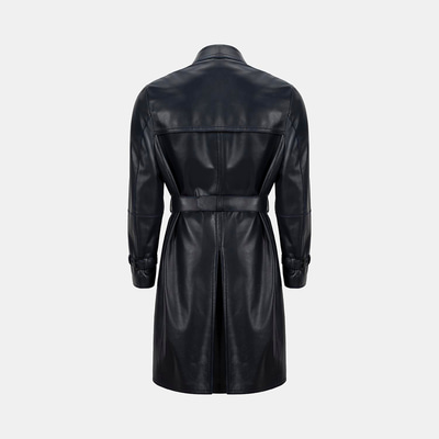 K15055 ERKEK DERİ TRENÇKOT