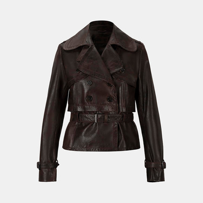 K15114 KADIN DERİ CEKET