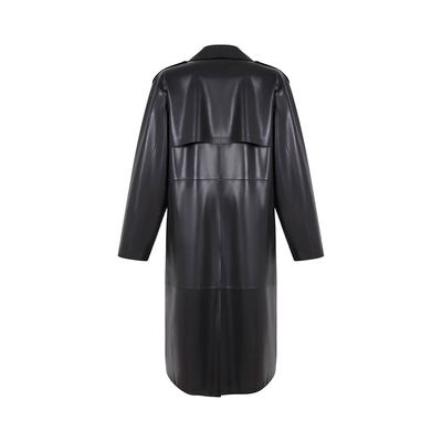 K15135 UNISEX DERİ TRENÇKOT X KEIN