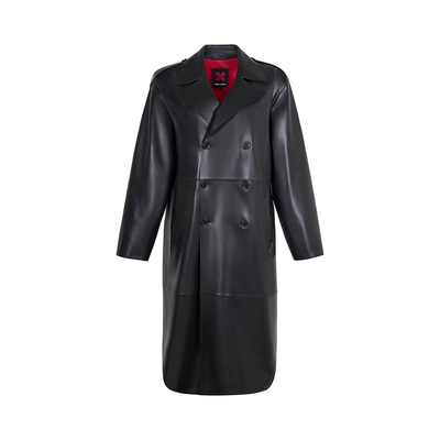 K15135 UNISEX DERİ TRENÇKOT X KEIN