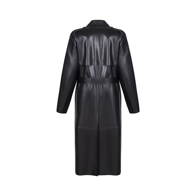 K15135 UNISEX DERİ TRENÇKOT X KEIN