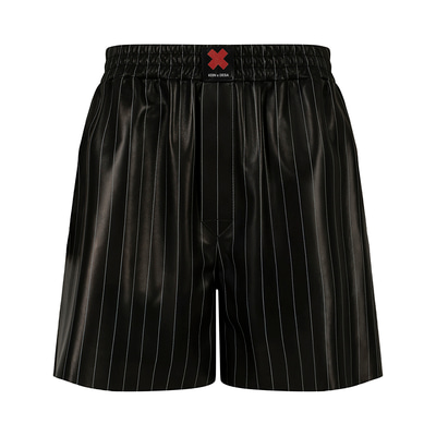 K15137 UNISEX DERİ ŞORT X KEIN