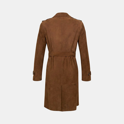 K15389 KADIN SÜET TRENÇKOT