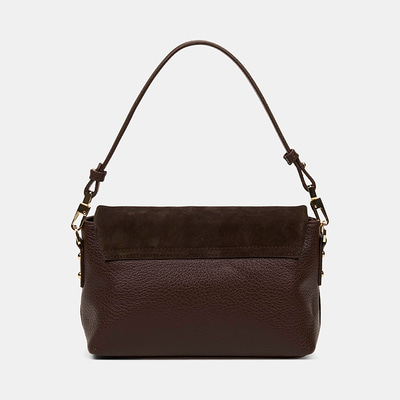 Kadın Acı Kahve Ayarlanabilir Askılı Süet Omuz Çantası