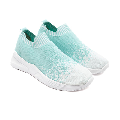 Kadın Açık Mavi Triko Spor Ayakkabı