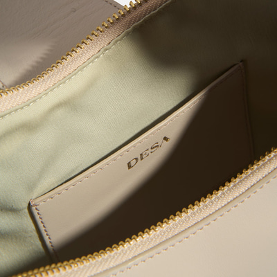 Kadın Açık Vizon Deri Omuz Çantası