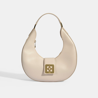 Kadın Açık Vizon Deri Omuz Çantası