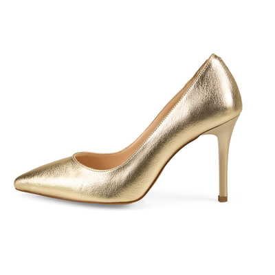 Kadın Altın Topuklu Stiletto