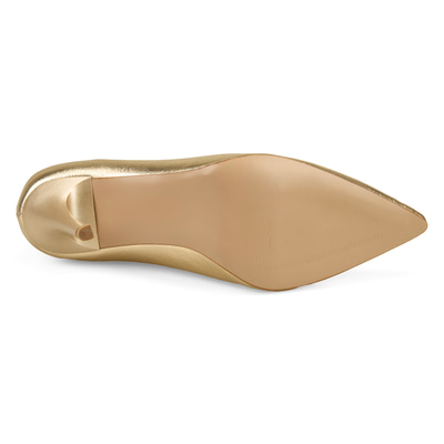 Kadın Altın Topuklu Stiletto