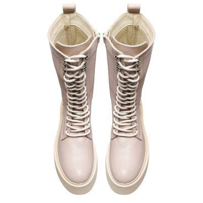 Kadın Bej Deri Çizme