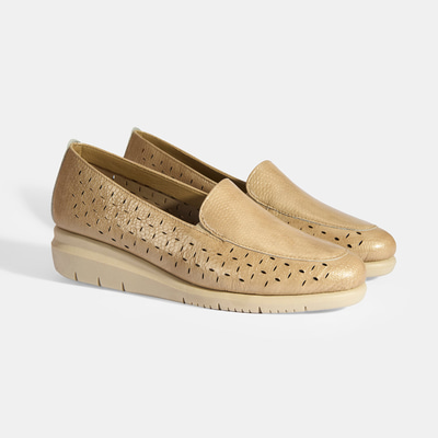 Kadın Bej Deri DesaComfort Günlük Ayakkabı